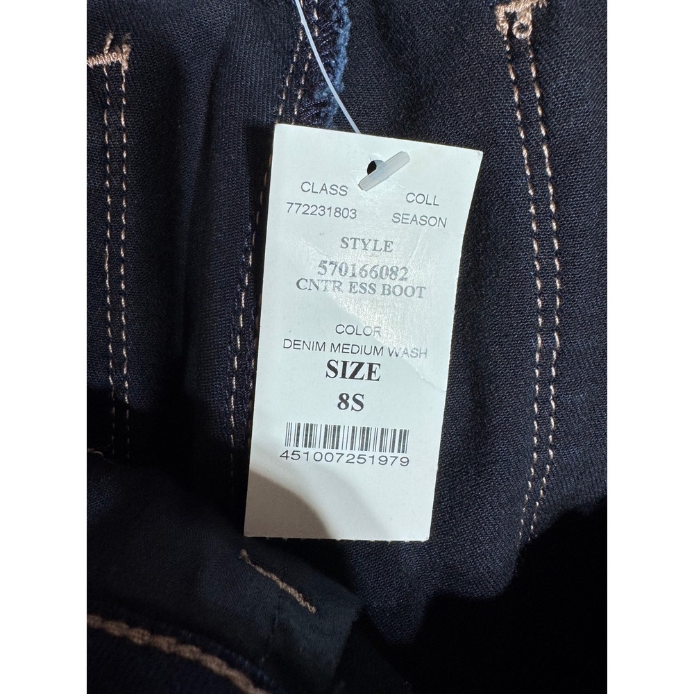 White House Black Market 8S Blue Jeans Women's Contour Bootcut Saint Honore New - Picture 3 of 7